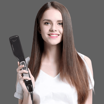 Lisseur Vapeur - VaporBrush™ - Noir - Beauté Créative
