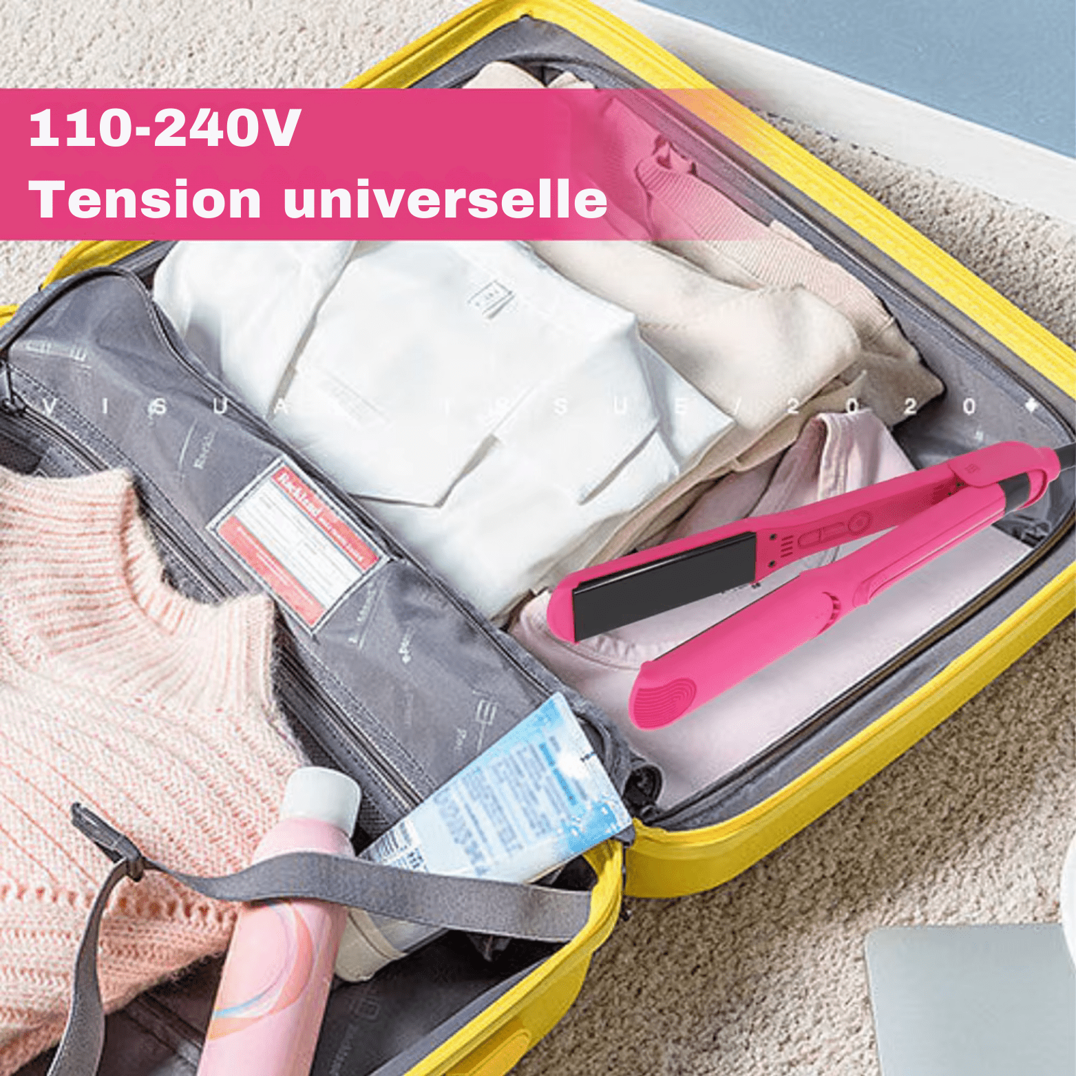 Lisseur Infrarouge - InfraStyle™ - Rose - Beauté Créative
