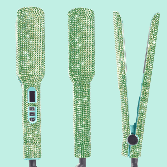 Lisseur Professionnel - RhinestoneStyler™ - Vert - Beauté Créative