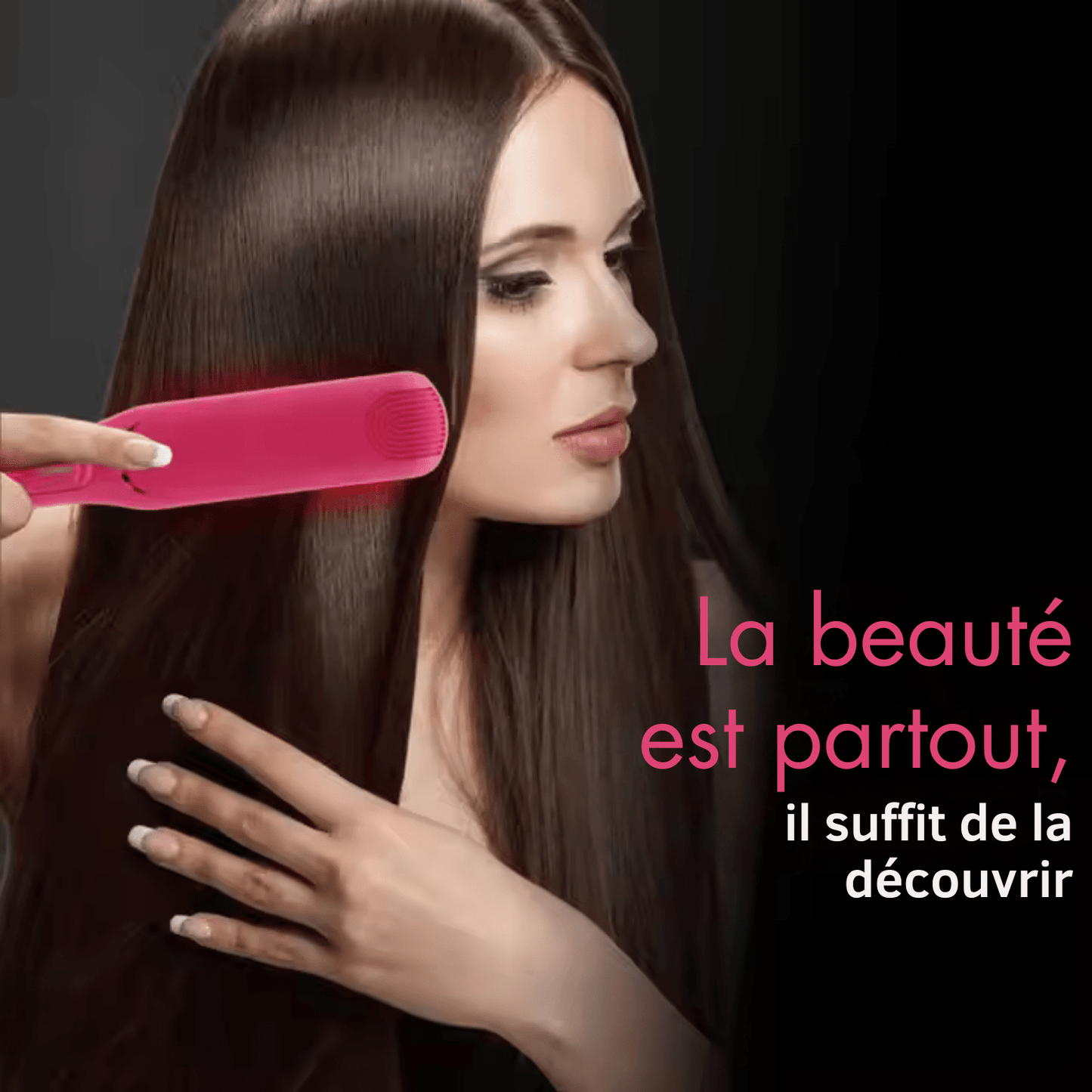 Lisseur Infrarouge - InfraStyle™ - Rose - Beauté Créative