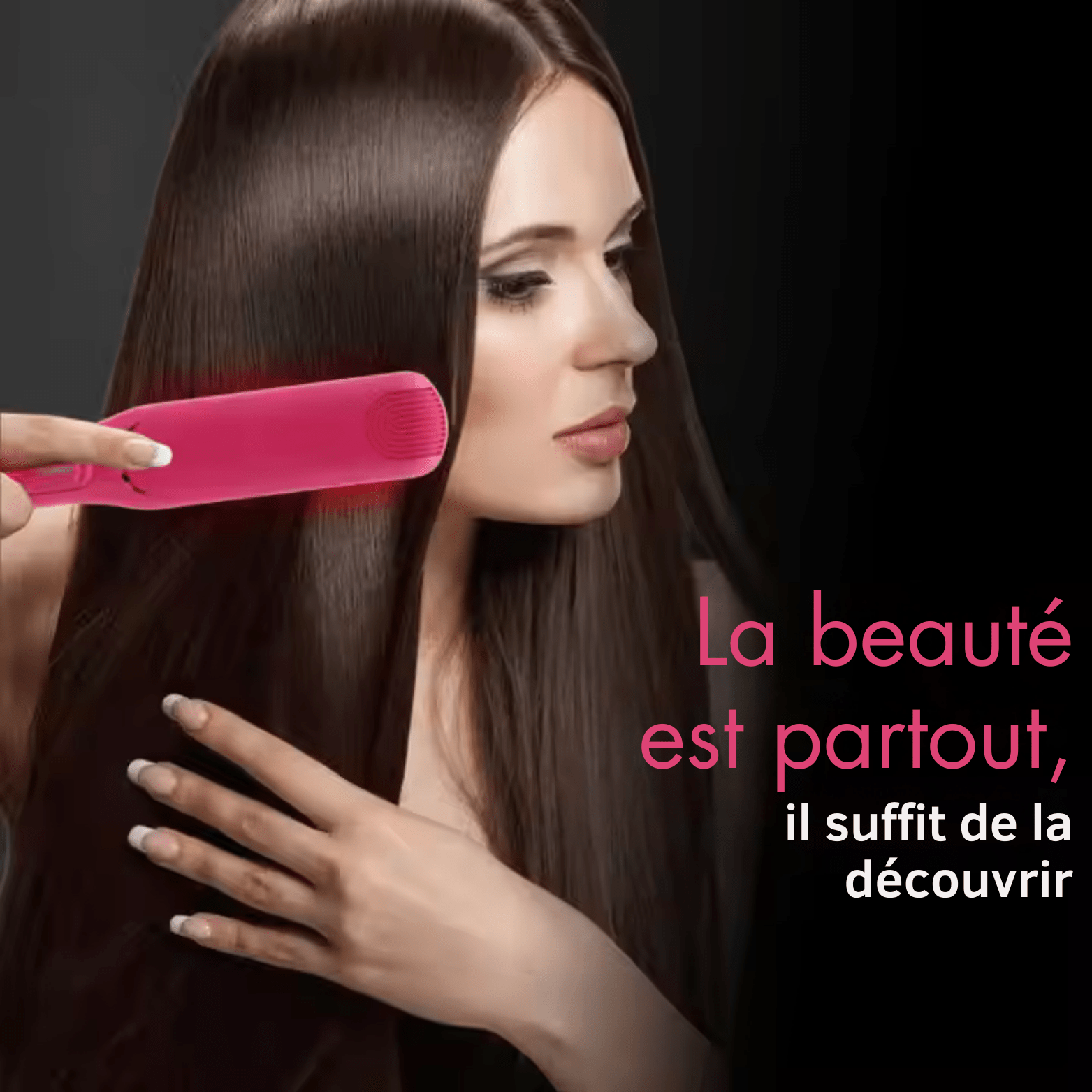Lisseur Infrarouge - InfraStyle™ - Rose - Beauté Créative