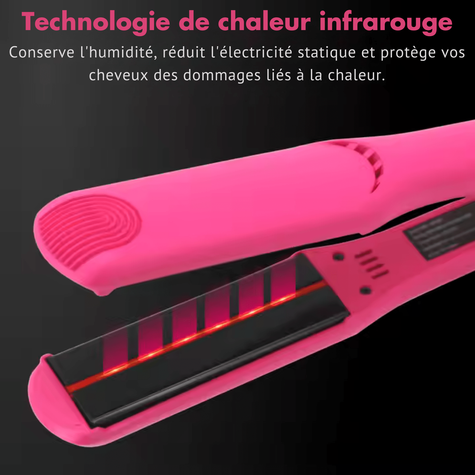 Lisseur Infrarouge - InfraStyle™ - Rose - Beauté Créative